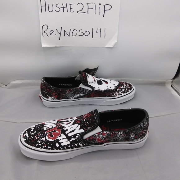 Men’s  Vans House of Terror Classic Slip-On Friday the 13th - Picture 9 of 10